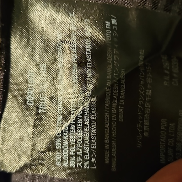 VOLCOM VMONTY STRETCH SHORTS - GREEN COMBO: VARIOUS SIZES - Picture 10 of 13